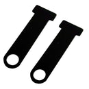 2 Pcs Motorcycles Helmet Metal T Bar Lock Extender for Quick Release Buckle