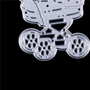 Baby Carriage Metal Cutting Dies Stencils for  Scrapbooking Card Making Decor MO