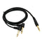 6.35mm Male to Dual Male Plug Stereo Audio Cable Adapter 59" Length Cord