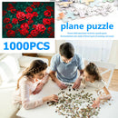 1000pcs DIY Red Rose Puzzle Educational Learning Assembling Jigsaw Toys