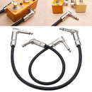 30cm Right Angle Guitar Effects Instrument Pedal Patch Cable Lead Cord Wirejb SP