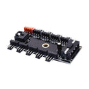 4 Pin PWM Fan HUB Splitter Chassis Four Cooler Fan Temperature Controller Board