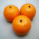 3 Artificial Oranges Decorative Fruit