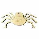 10pcs Wooden Halloween Spider Pendant Small Hangings Pendants Props for DIY