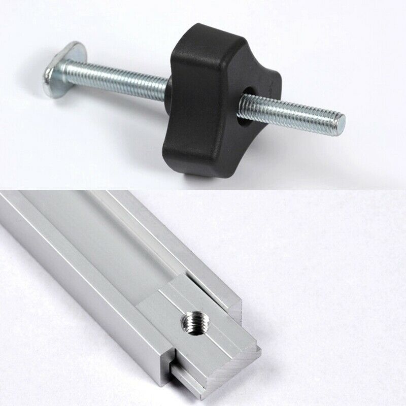 8Mm Metal Quick Acting Hold Down Clamp Set For T-Slot T-Track Diy Woodworki T3L7
