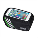 Bicycle Cycling Bike Frame Front Tube Waterproof Mobile Black Bag  5.0inch A