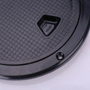 Marine Boat RV Black 4" Plastic Access Hatch Cover Lid Screw Out Deck Plate
