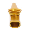 Metal golden Kazoo +2 diaphragm Flute Instrument Gift M9Q3