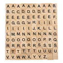 100 Pcs Kids Wooden Scrabble Tiles Letter Alphabet Number Craft English-Toys