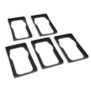 5 Pieces PC Computer Power Supply Fan Soft Silicon Shock Absorption Gasket