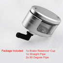 Cnc Brake Fluid Reservoir Tank Oil Cup Motorcycle For Kawasaki Ninja Zx9R Z L5Y5