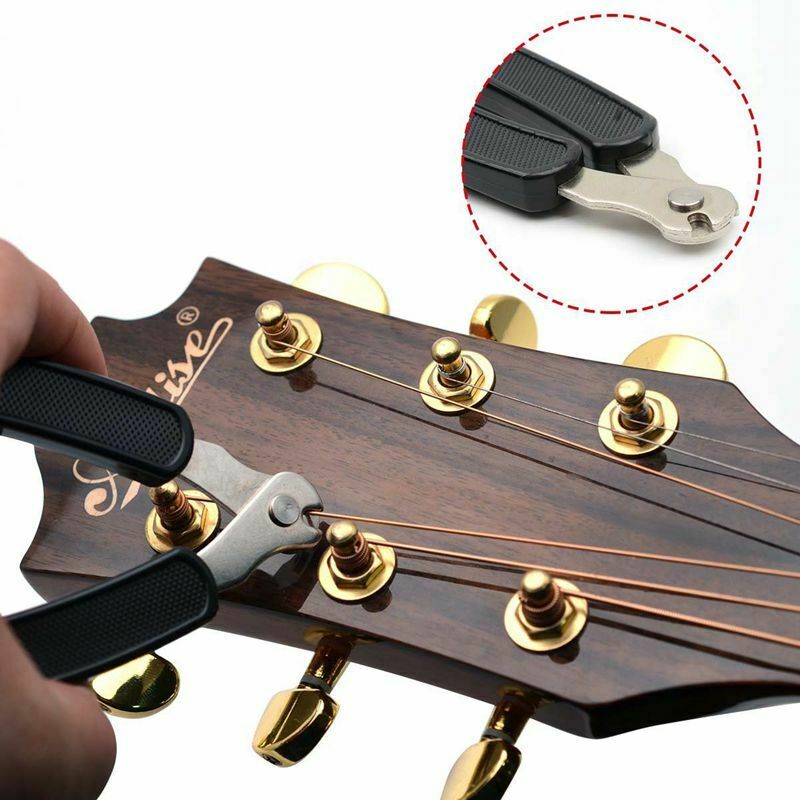 Black 3 in 1 Multifunction Guitar String Winder String Cutter Pin Puller