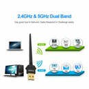 1X(Edup Wireless Wifi Adapter 2.4/5Ghz 1300Mbps Usb Dual Band Wifi Receiver