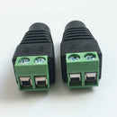 DC Power Male 5.5 x 2.1mm Jack Adapter Cable Plug Connector for CCTV / SLS