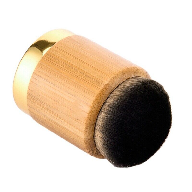 1Pcs Powder Blush Makeup Brushes Pro Bamboo Handle Oval Kmake Up Kits Found P2U6