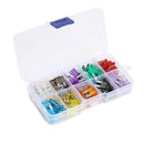 100pcs Zinc Fuse Standard Medium Blade Car Auto Fuses Kit Car Accessories