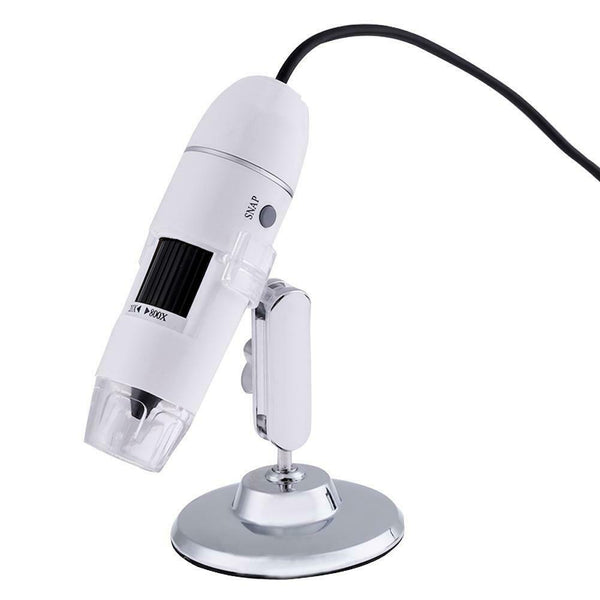 800X8 LED USB 2.0 Digital Microscope Endoscope Zoom Camera Magnifier+Stand A#S