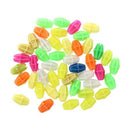 46 Pcs Colorful Plastic Clip Spoke Bead Bicycle Ornament for Bike S1D7