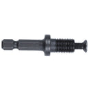 3/8-inch Hexagonal Shank Thread Drill Holder Keyless Adapter Black X7K2