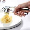 Zinc Alloy Garlic Presses Kitchen Tool Gadgets Pressure Mud Vegetable Fruit L5E4