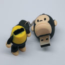 Monkey Cartoon Pen Drive 32GB USB Disk Flash Drive Memory Stick for Laptop