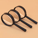New 5X Hand Held Reading Magnifying Glass Lens Jewelry Loupe Zoomer 60mm Black