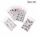 5 Pcs/Set Random  Tattoo Temporary Party Halloween Scary Blood StickerME