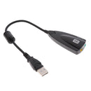 USB 2.0 7.1Channel Audio Surround Sound Card Adapter for Laptop /Headphone