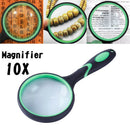 High Definition 10X Handheld  Magnifier Magnifying Glass Reading Jewelry Loup Cy