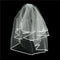 Elegant White Elegant Beauty Two Layers Short Net Tulle Bride  For Wedd â„–[