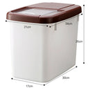10Kg Plastic Kitchen Rice Storage Food Grain Storage Box Box Sealed Moistur