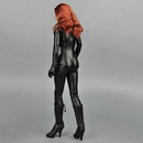 1/6 Female Faux Leather Jumpsuit Catsuit Outfit for 12" Kumik Phicen