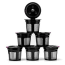 6PCS Reusable K-Cup Coffee Capsule for Keurig 2.0 & 1.0 Brewers Refillable
