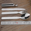 Stainless Steel Cutlery Four-Piece Set Camping Cutlery Combination Cutlery  S7V8