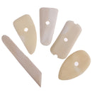5pcs Wood Pottery Clay Sculpture Ceramics Molding Tool Pottery Tools R3C