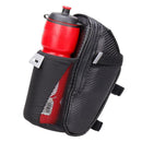 Portable Waterproof Bicycle Rear Seat Saddle Bag with Water Bottle Pocket