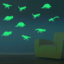 9pcs Luminous Wall Stickers Children Room Dinosaur Decor Glow The In Dark R7I8