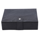Pu Leather Jewelry Box Single Layer Ring Earrings Storage Box Jewelry Stora E4X9