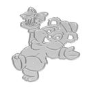 Bear DIY Metal Embroidery Stencil Scrapbook Craft Cutting Die Handwork