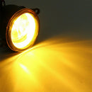 2Pcs Left+Right Fog Light Lamp Yellow Lens Car Front Bumper Fog Light H11 B
