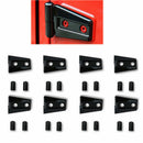 8pcs ABS Hood Car Door Hinge Cover Protector Auto Side for Wrangler JK 2007-2017