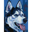 5D DIY Full Drill Diamond Painting Looking Dog Cross Stitch Embroidery Kit