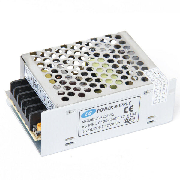 100-240V AC to 12V DC Switching Power Supply Adapter Converter S-G35-12