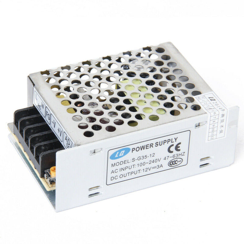 100-240V AC to 12V DC Switching Power Supply Adapter Converter S-G35-12