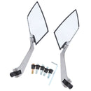 Universal Motorcycle ATV Rear View Mirror Scooter for Yamaha LY149QMG Gray