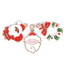 20Pcs/Set Enamel Alloy Mixed Christmas Charms Pendant Jewelry DIY Craft Making,a