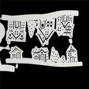 Delicate Chirtmas Houses Metal Cutting Dies Stencil Scrapbook Paper Cards Craft!