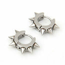 1 pair 16 mm Stainless Steel Rivets Small Earrings E4J5