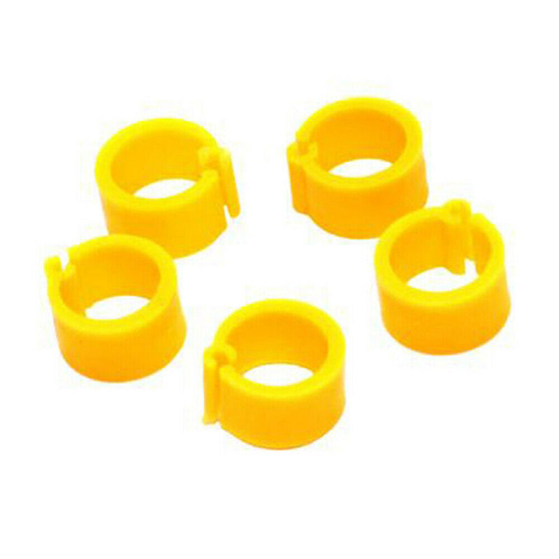 100pcs Bird Rings Leg Bands for Pigeon Parrot Finch Canary Poultry Rings Cool