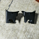 2x Universal Black ABS Car Baby Seat ISOFIX Latch Belt Connector Guide Groove
